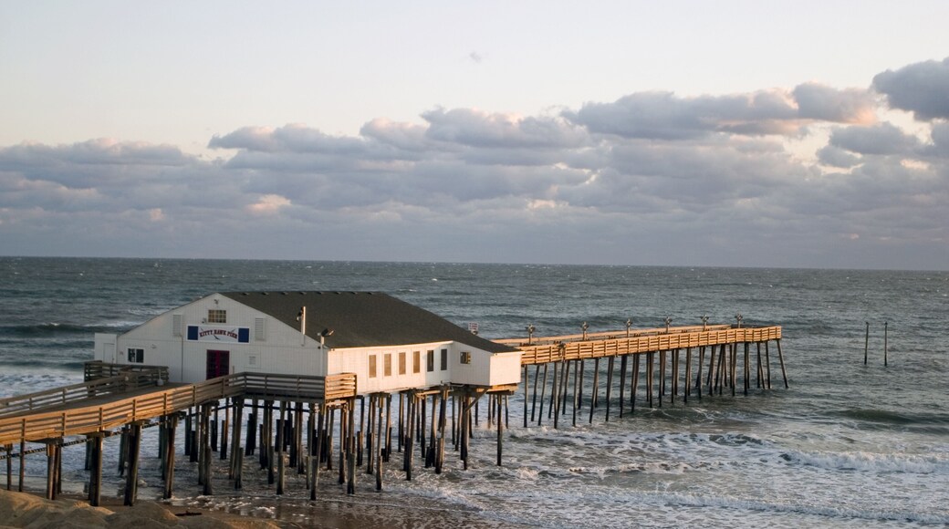 Kitty Hawk Pier at sunrise, North Carolina