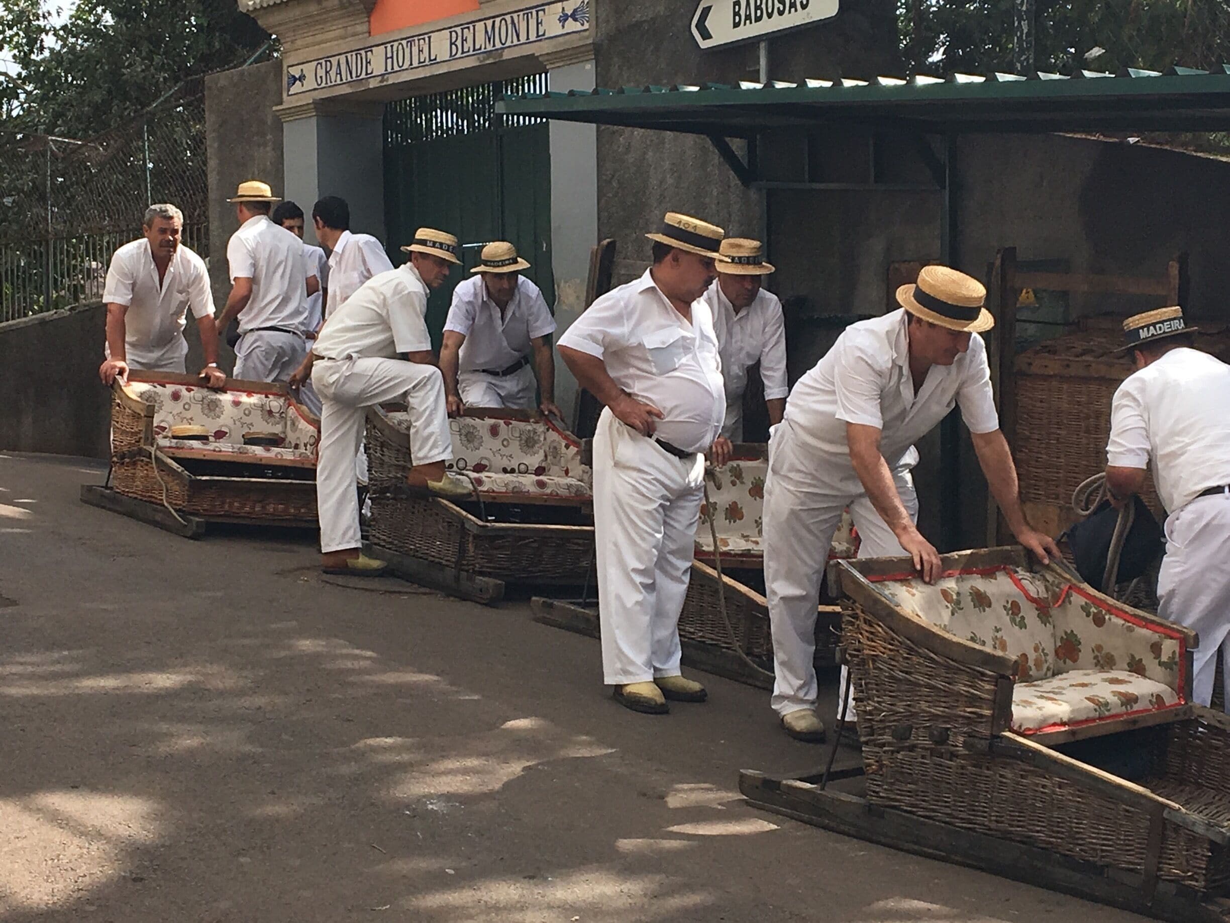 Must do when you are in Madeira
Toboggan ride down the narrow streets of Monte