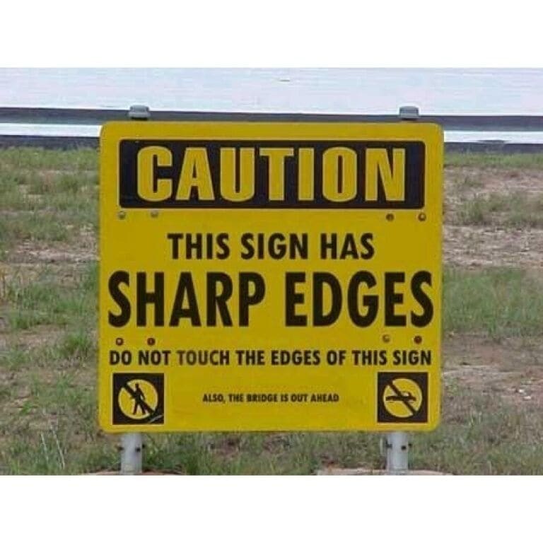 A good sign