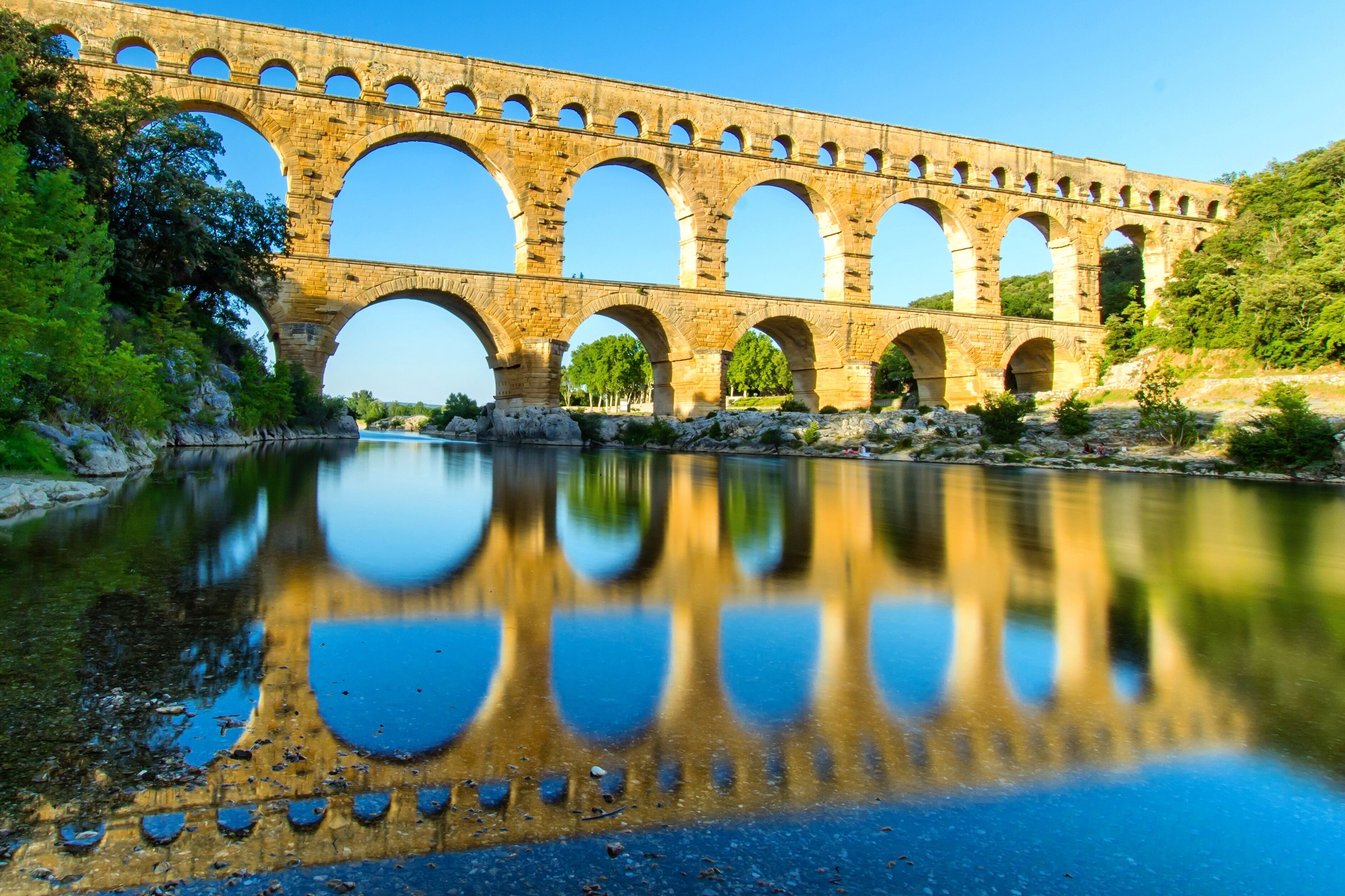 Le pont Pont du Gard, une beauté unique.