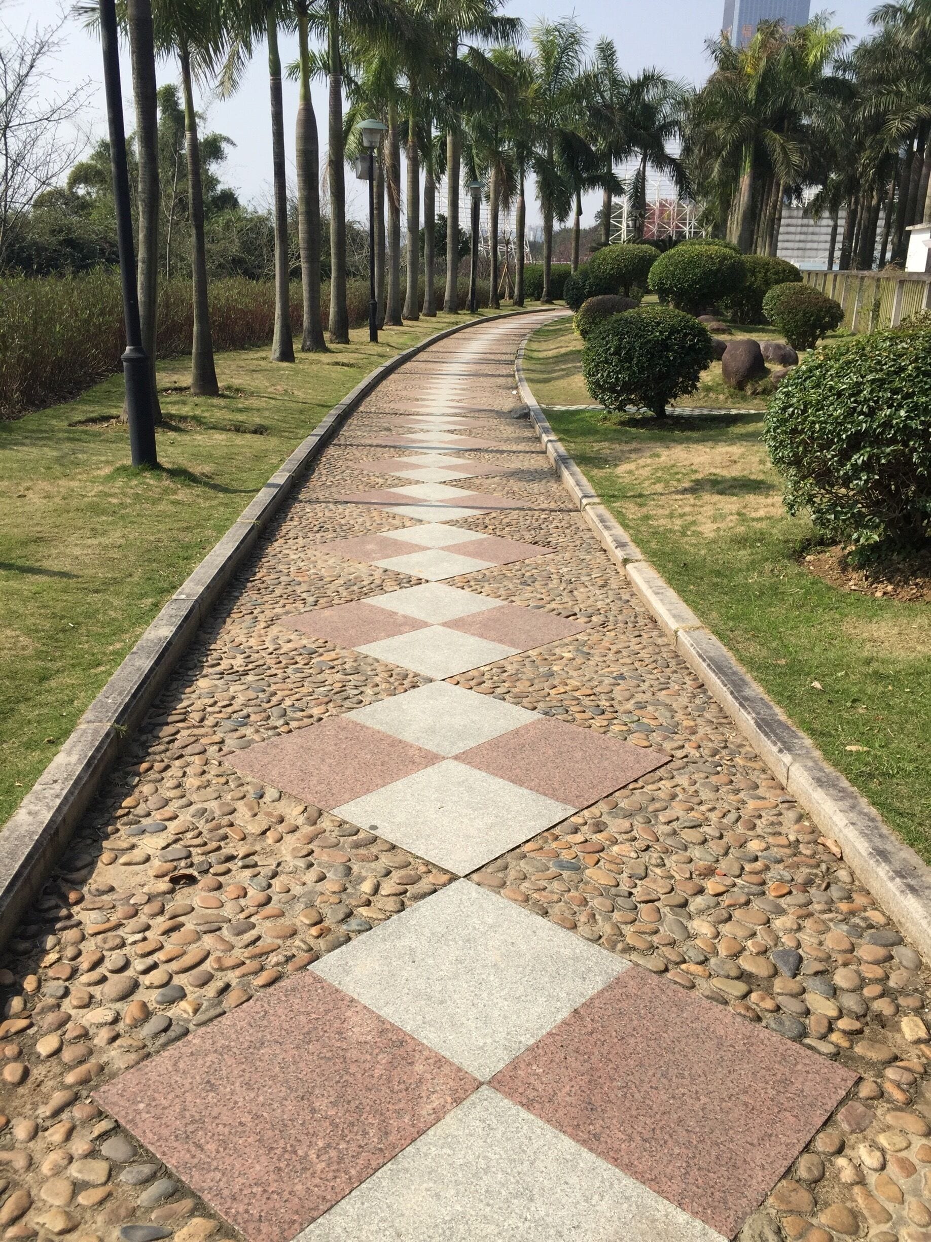 A little wonderland walkway through a small part of the park.