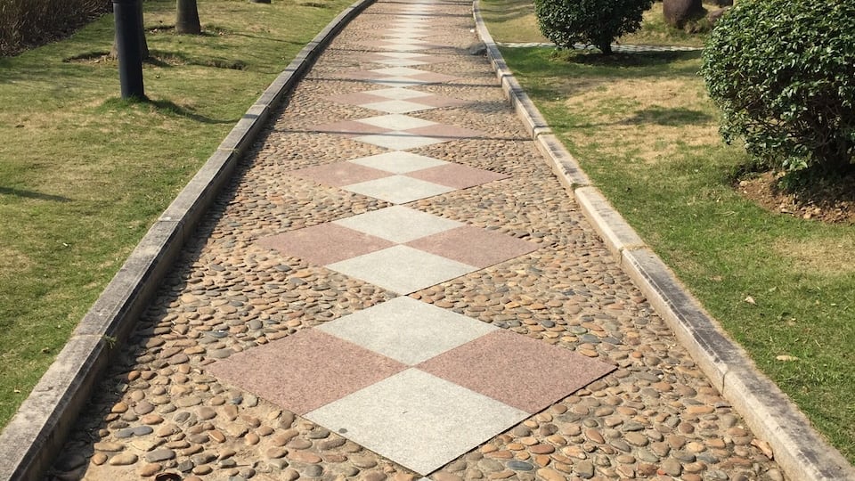 A little wonderland walkway through a small part of the park.