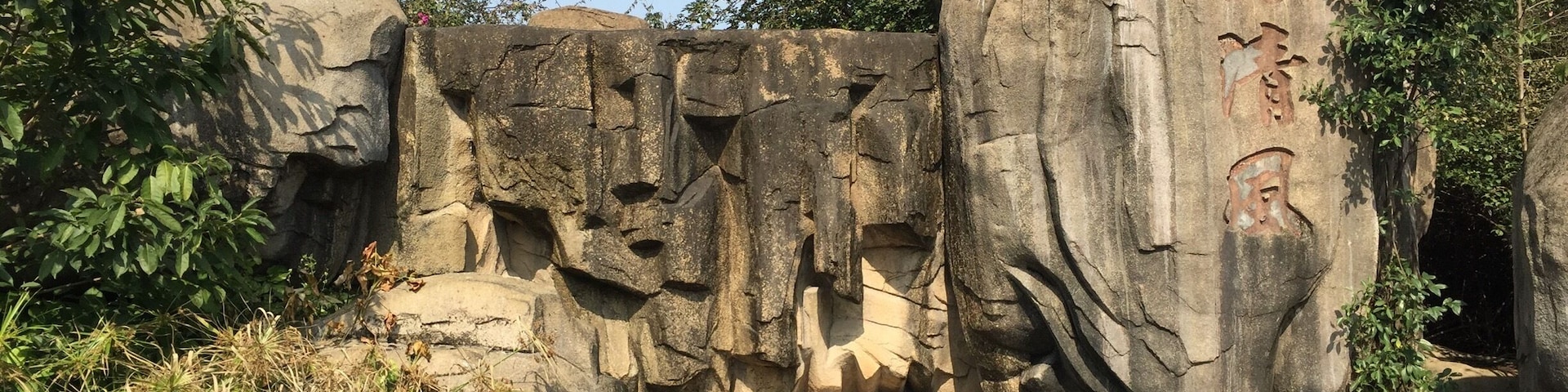 Little statues and nooks all along the river walkway.