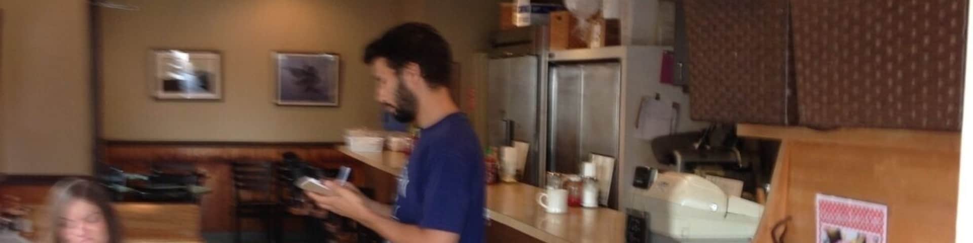 Outside of Philadelphia on the corner of S. Jackson & Jasper streets in Media PA. Koffee Korner is a small diner like restaurant with a great cup of coffee (no espresso drinks) and excellent breakfasts. Finally a place I don't have to tell to make my home fries extra crispy I will be back so check it out I in the area.