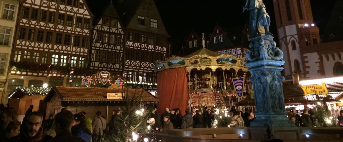 Frankfurt City Center during the Frankfurt Christmas Market