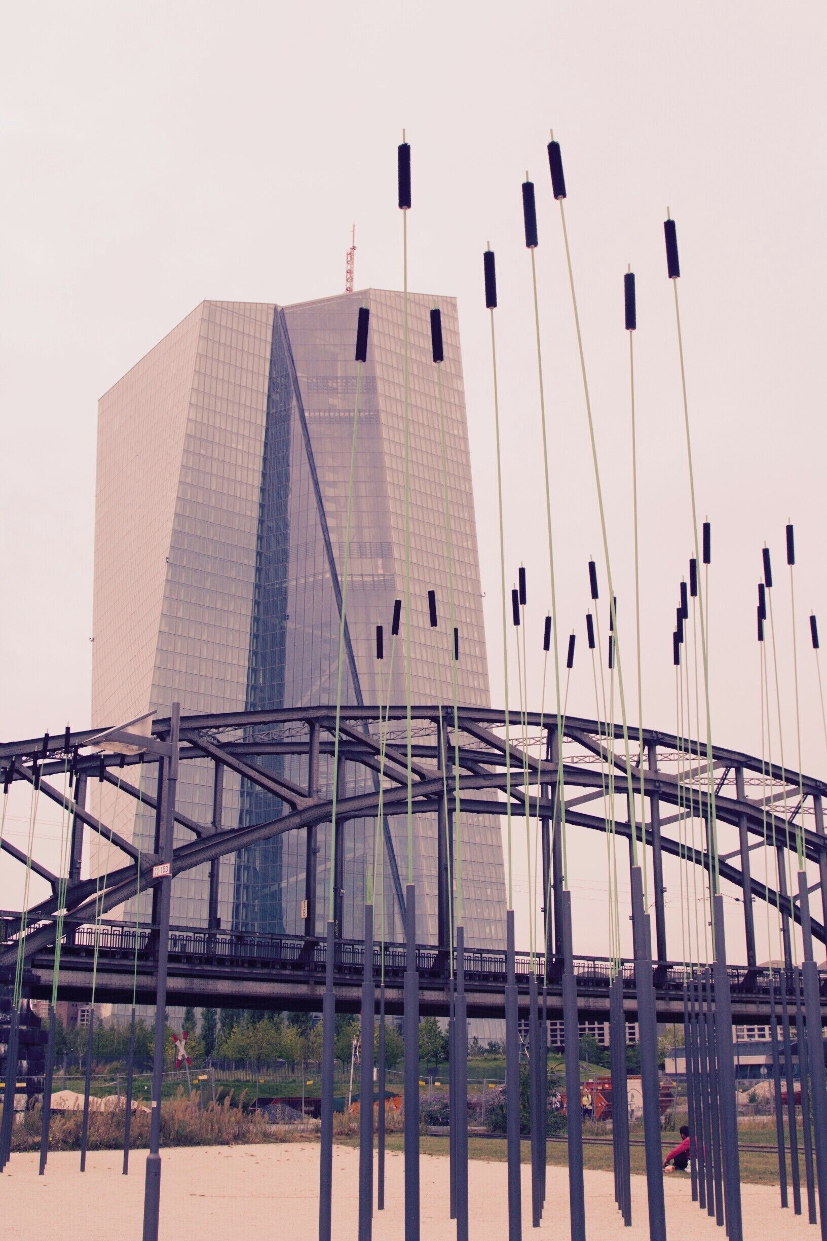 Take the train to Ostbahnhof the European Central Bank and have a walk along the River Main. 