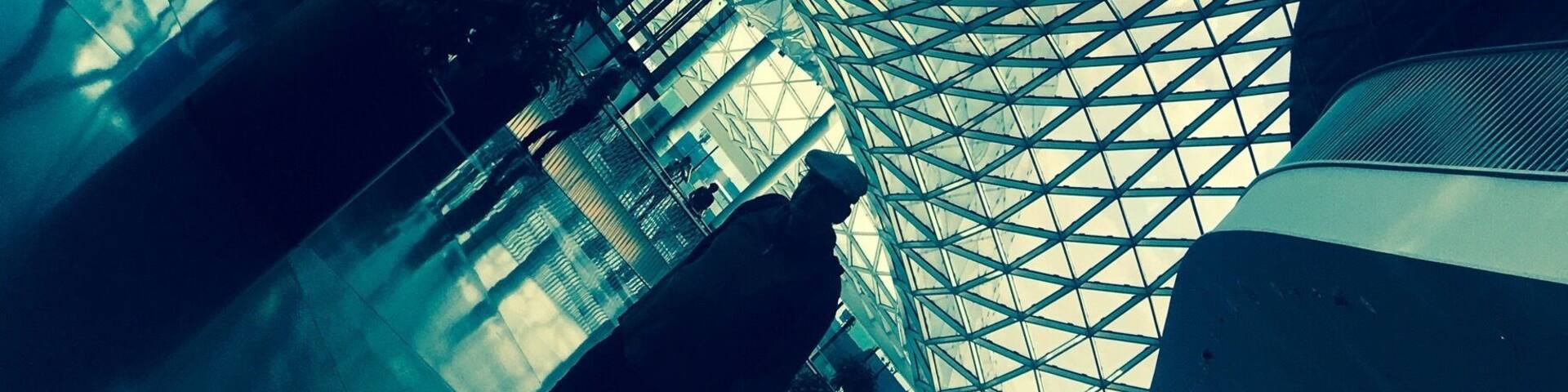 The structure of this mall in Frankfurt is so cool. #Patterns