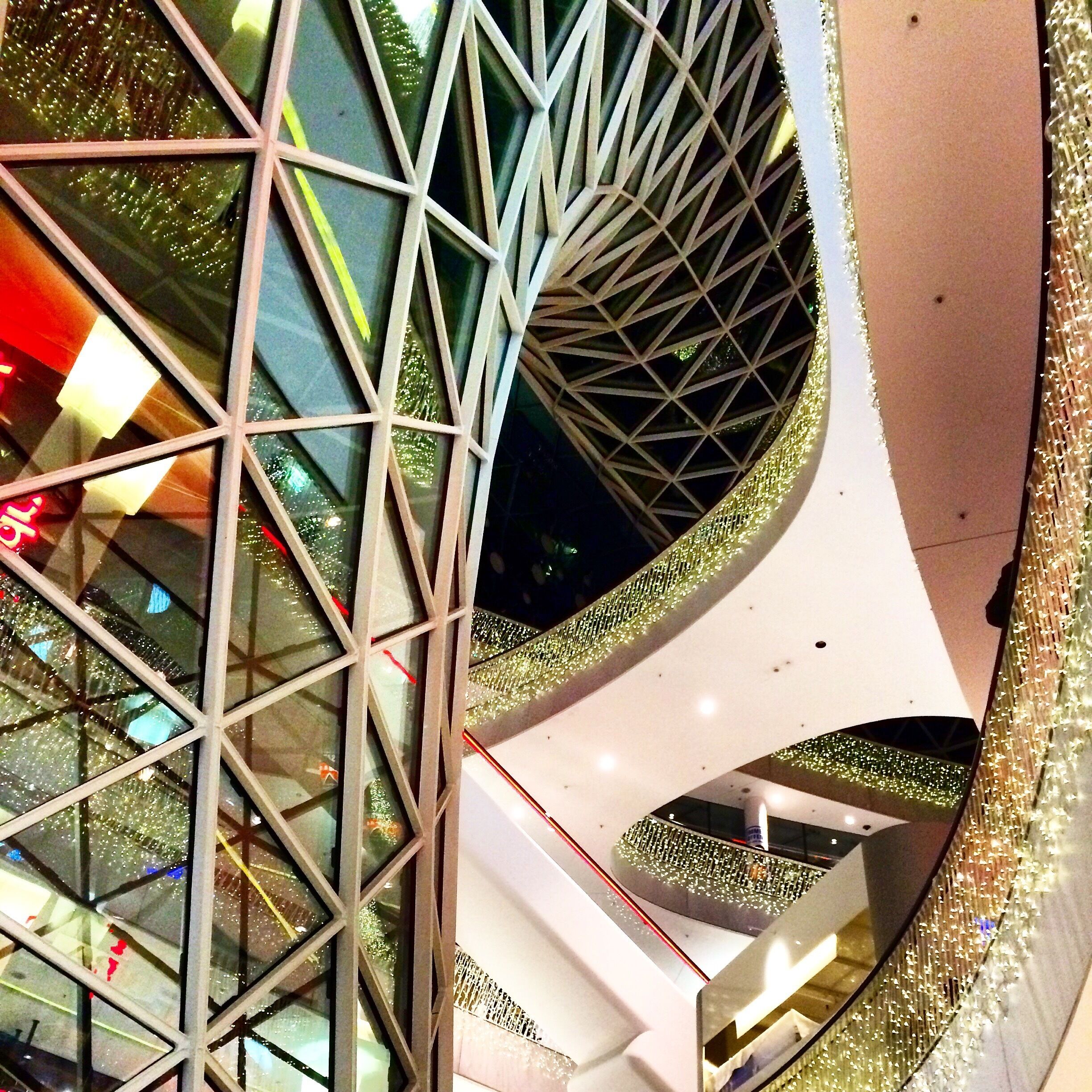 Crazy architecturally pleasing mall in Frankfurt Germany