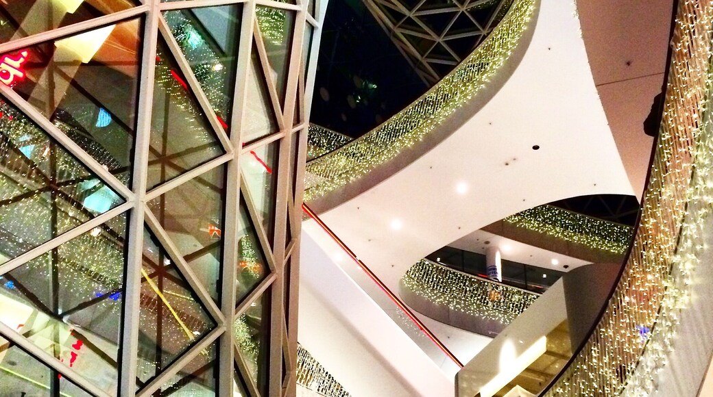 Crazy architecturally pleasing mall in Frankfurt Germany