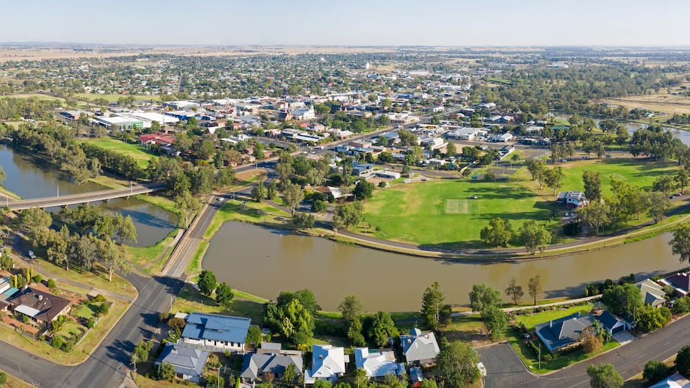 The New South Wales central western town of Forbes.