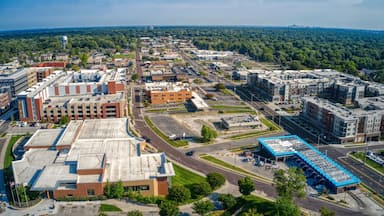 Aerial View of Overland Park, a suburb of Kansas City