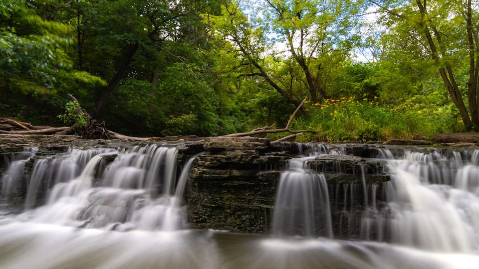 Cascade in Waterfall Glen