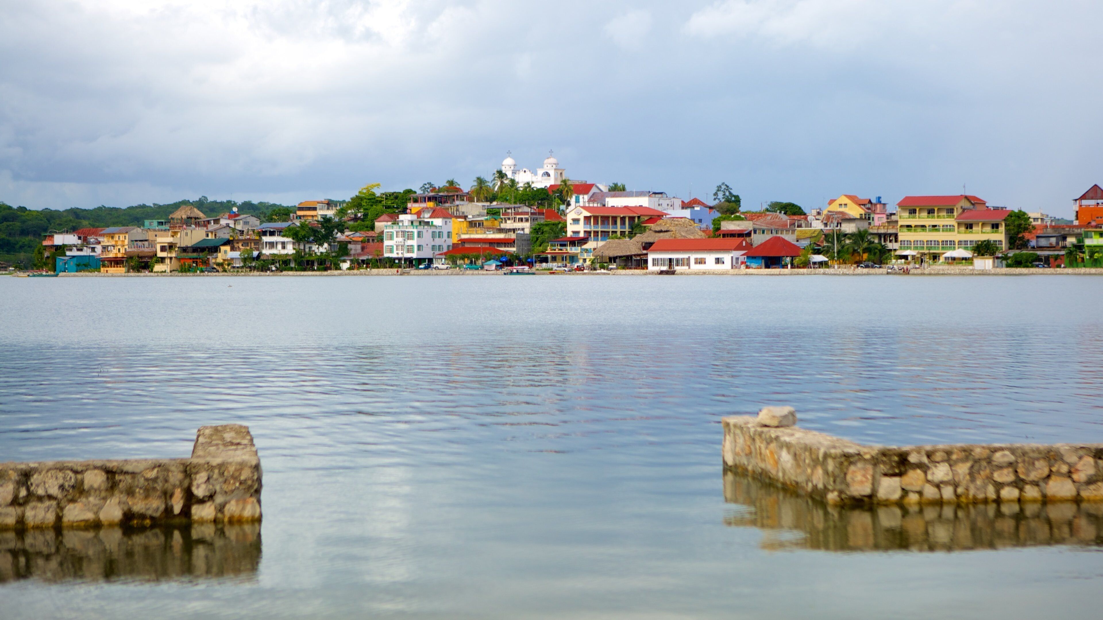Flores which includes a house, general coastal views and a coastal town