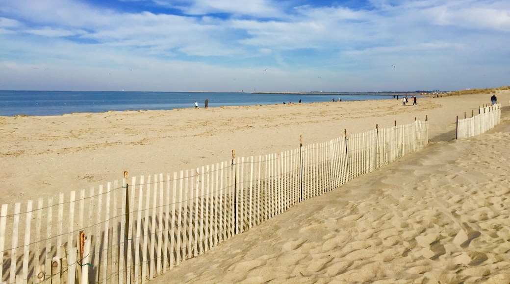 If you're looking for a quiet semi- of the charts beach location with not a lot of commotion, visit Lewes, Delaware! Lewes is full of tiny locally owned shops with high quality and hard to beat prices. As well as a beautiful and peaceful tiny beach with an ice cream parlor right next to it to top it off!