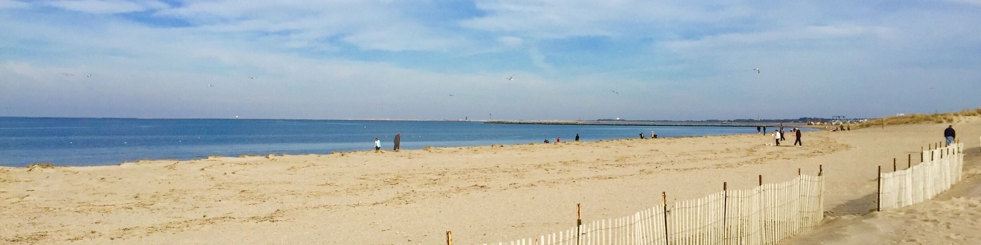 If you're looking for a quiet semi- of the charts beach location with not a lot of commotion, visit Lewes, Delaware! Lewes is full of tiny locally owned shops with high quality and hard to beat prices. As well as a beautiful and peaceful tiny beach with an ice cream parlor right next to it to top it off!