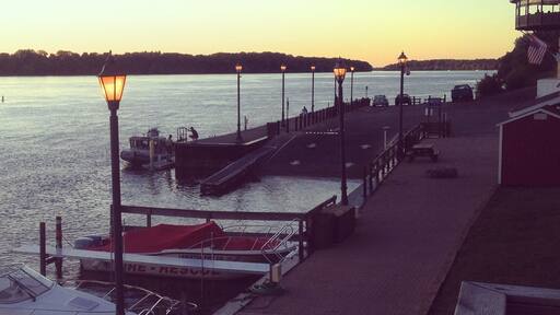 Great view of the Niagara River and a great place to eat.