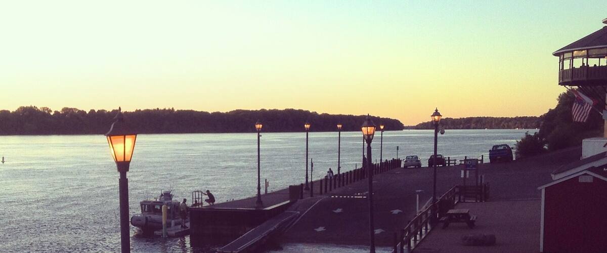 Great view of the Niagara River and a great place to eat.