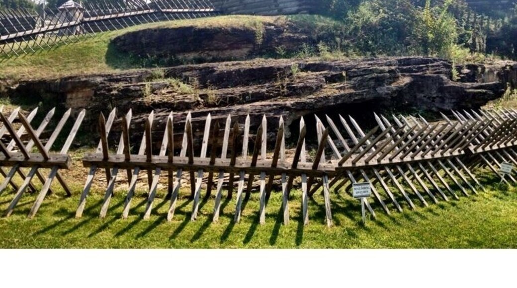 Fort ligonier, while being in these united states, was decommissioned in 1766, making it a British military fort. A young George Washington was stationed there alongside an ailing John Forbes.
In the 8 years that it existed as a garrison, it was never taken by enemy (French or Indian) force, though the Indians attempted to take the fort twice. The French never tried, and in fact, gave up nearby fort duquesne to Forbes' invading forces. I like to think that those spikes were a good reason the fort never fell, but it probably had a lot more to do with muskets.