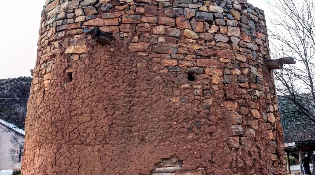 This Torreon was used by early residents of La Placita, later known as Lincoln, to protect themselves against Apache Indian attacks.