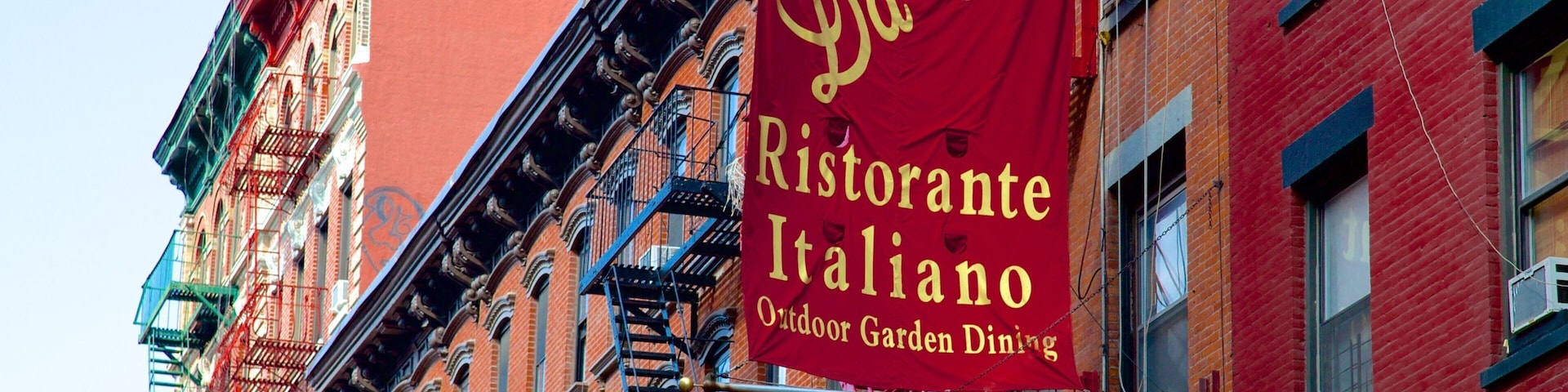 Little Italy featuring a city and signage
