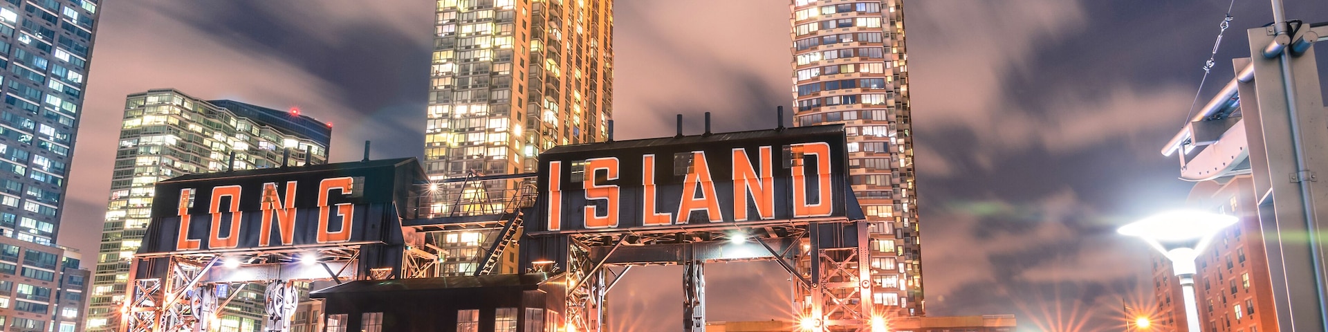 Pier of Long Island near Gantry Plaza State Park - borough of Queens - New York City; Shutterstock ID 176864471
