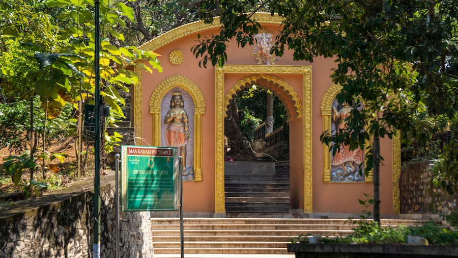 Bhubeneswari Temple in the Nilachal Hills in Guwahati