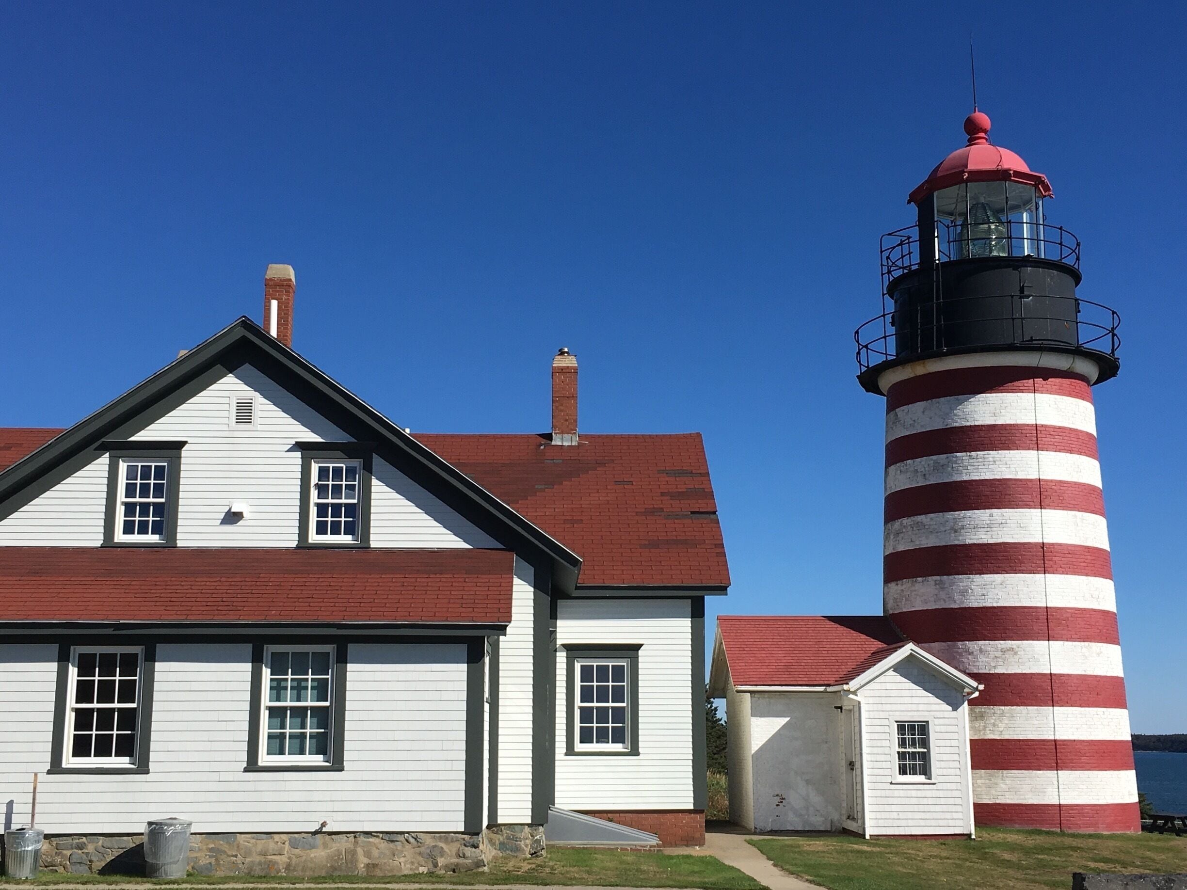 West Quoddy Lighthouse is the most Easterly Lighthouse in United States.