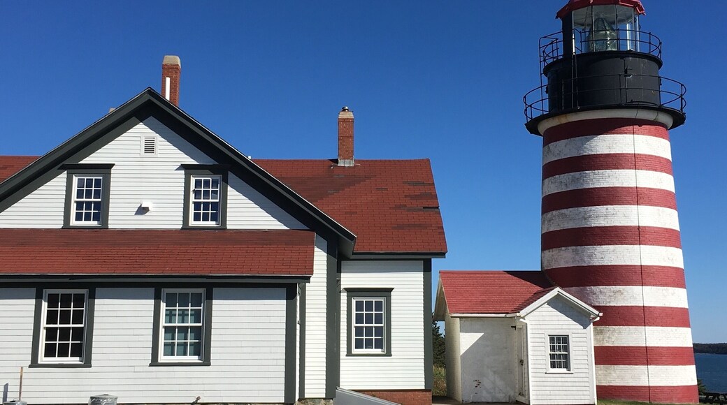 West Quoddy Lighthouse is the most Easterly Lighthouse in United States.