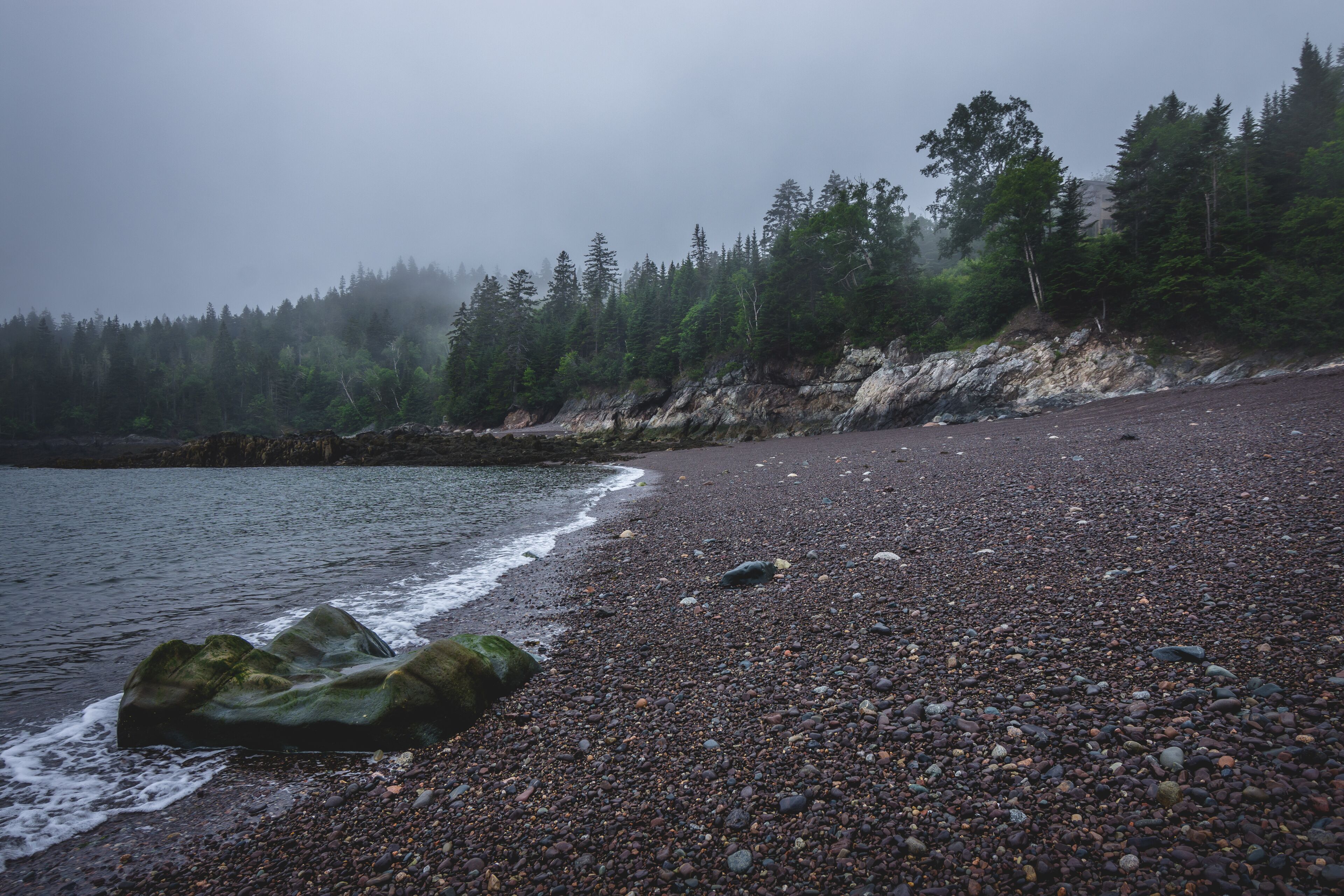Foggy Morning at Jasper Beach
