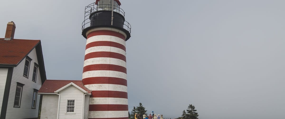 Quoddy Head Lighthouse 
#lighthouse #maine #quoddyhead #park #statepark