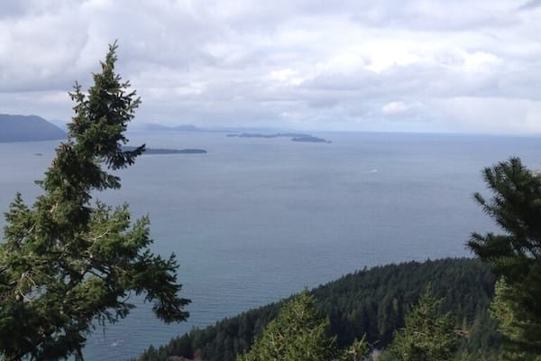 This 1.6 mile trail (one way) ascends 1050' to the 2nd highest point in the San Juan Islands. Have an incredible evening/meal at Willows Inn, then hike this the day after to burn some calories. The preserve is incredible, and on a nice day the color, sun streaks, waterfalls and wildlife will not disappoint. One of the many reasons to live in the bountiful Pacific Northwest!