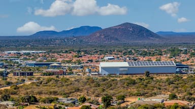 aerial view Phakalane industrial and commercial area in Gaborone, Botswana