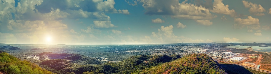 aerial Gaborone city