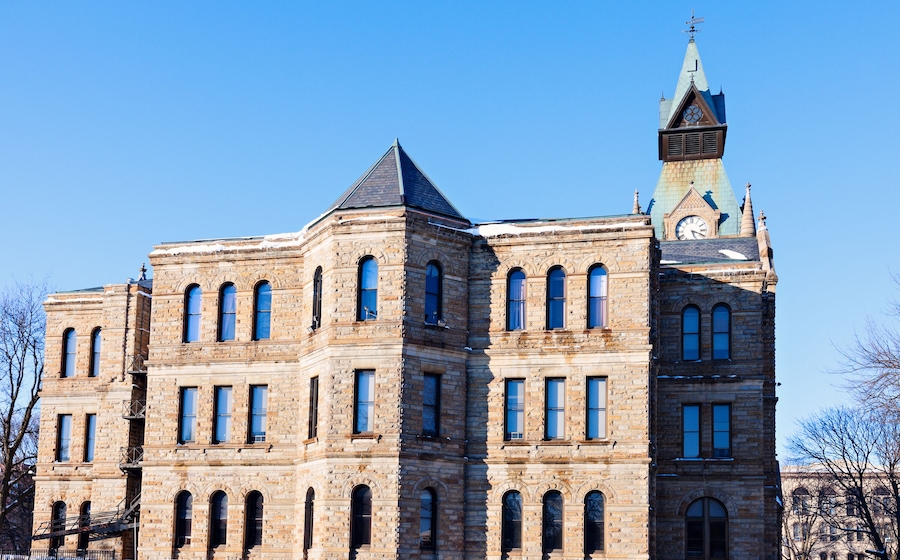 Old courthouse in Galesburg, Knox County