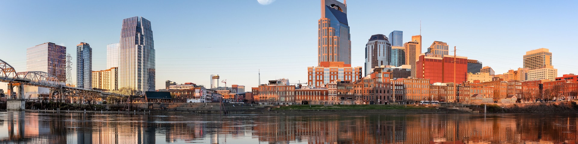 Nashville skyline in the morning