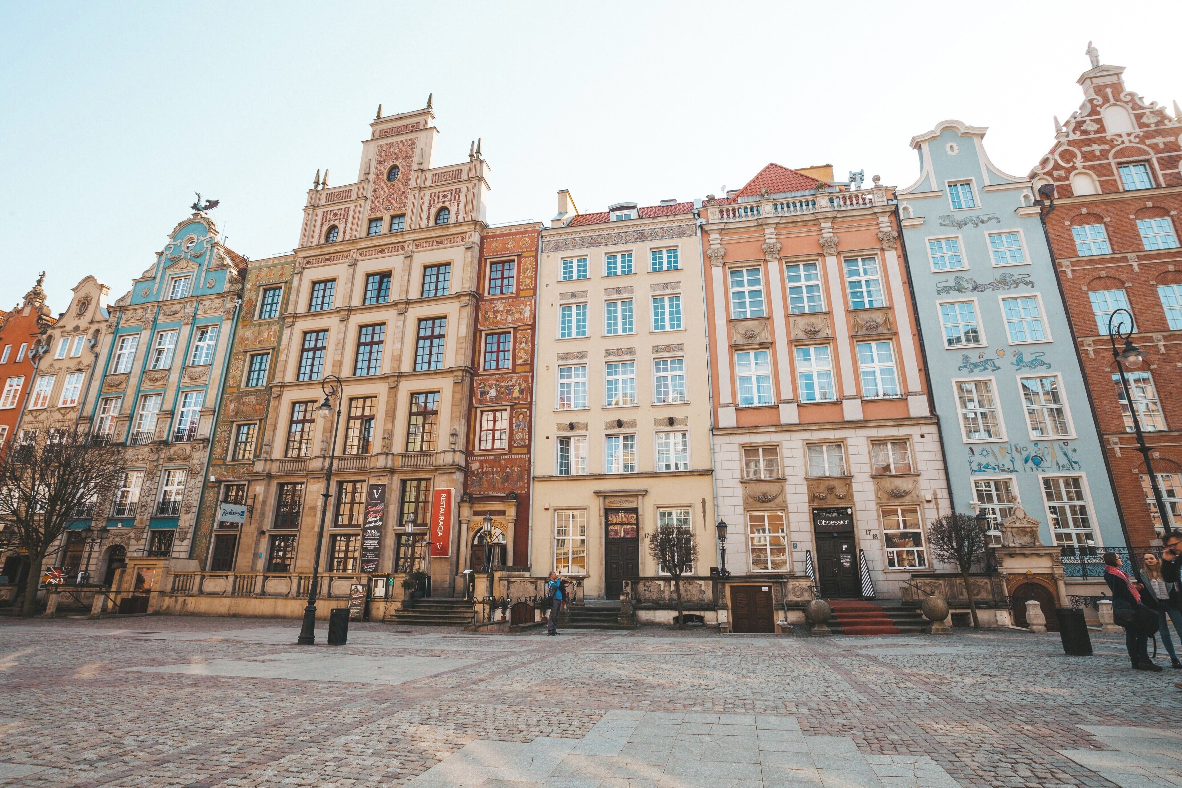 Beautiful architecture in Gdansk, Poland.