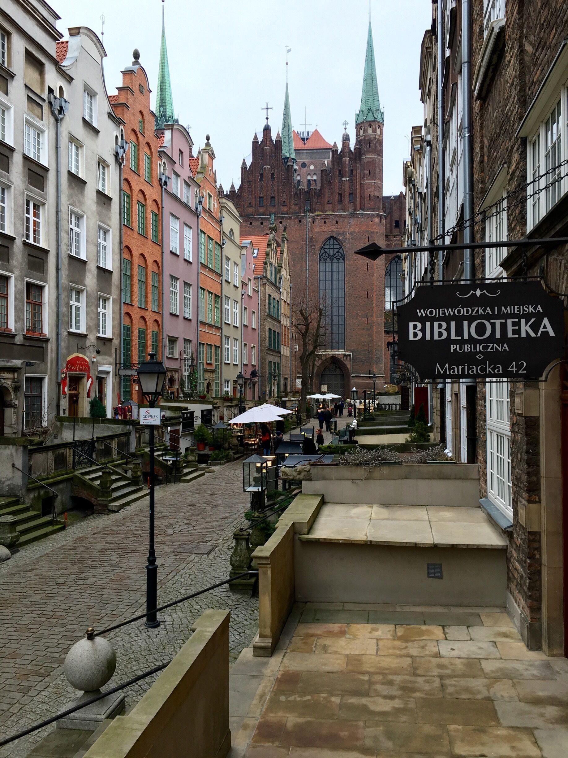 What a nice street in the beautiful City of Gdansk!
Poland