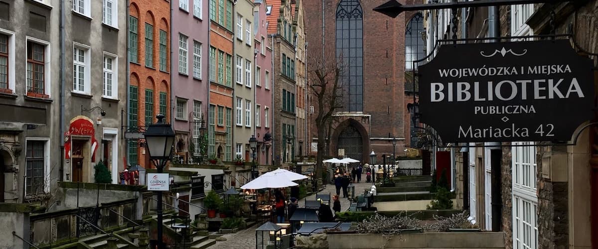 What a nice street in the beautiful City of Gdansk!
Poland