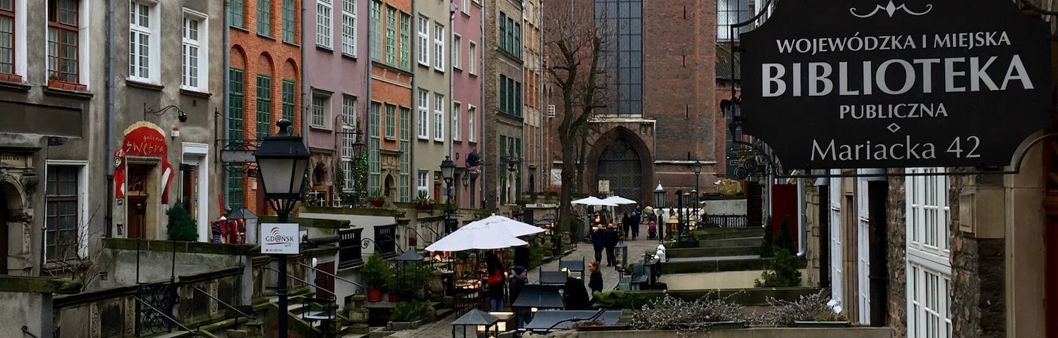 What a nice street in the beautiful City of Gdansk!
Poland