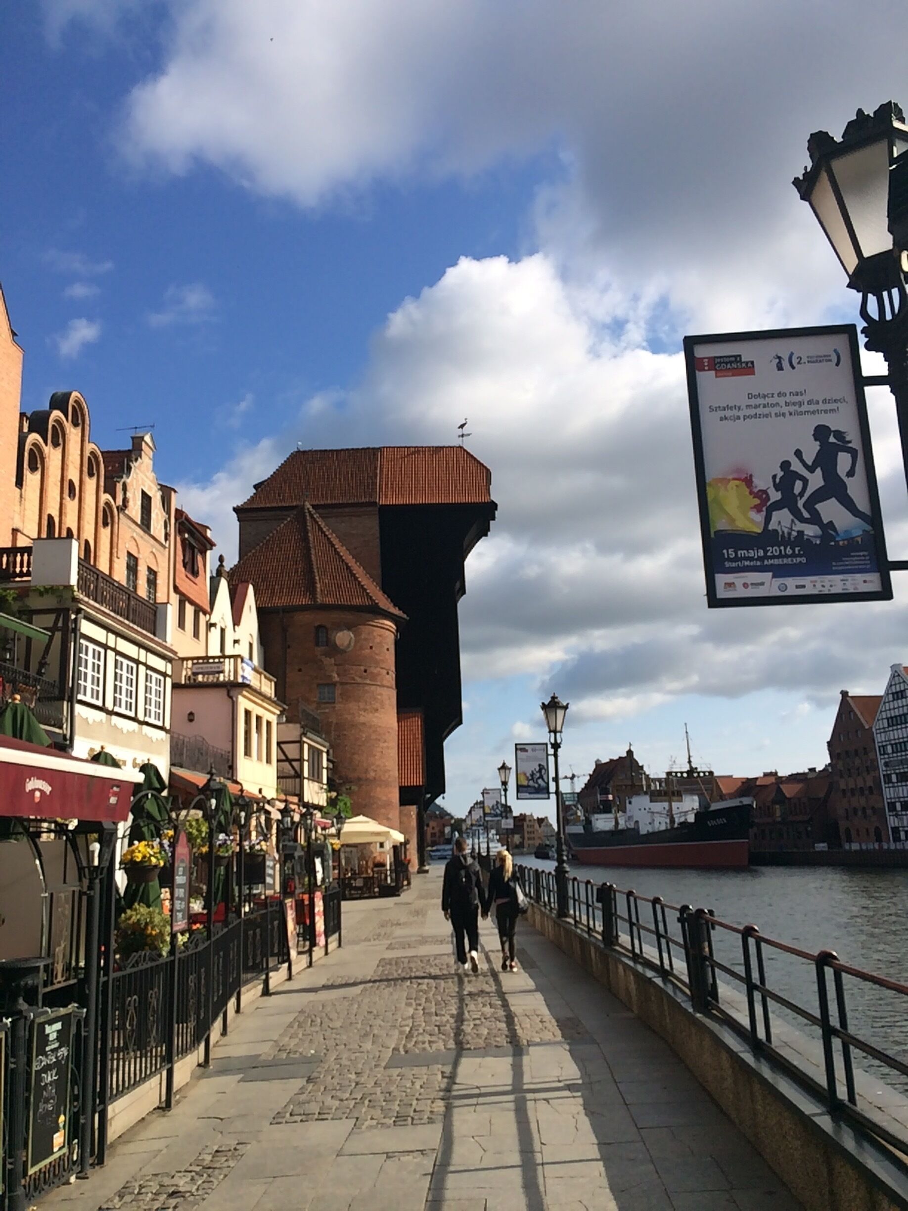 Najstarszy, zachowany dźwig portowy w Europie. 