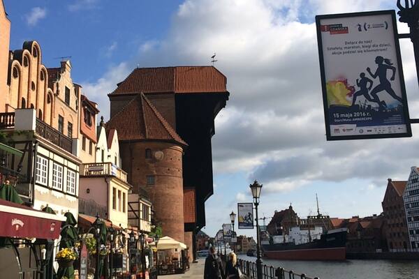 Najstarszy, zachowany dĆșwig portowy w Europie.