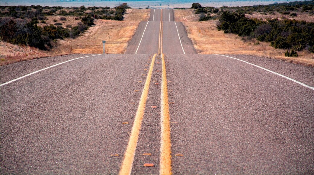 U.S. Highway 385 between Marathon, Texas, and Big Bend National Park.