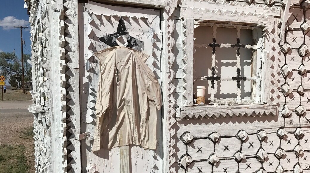 Funky decors on top of this building