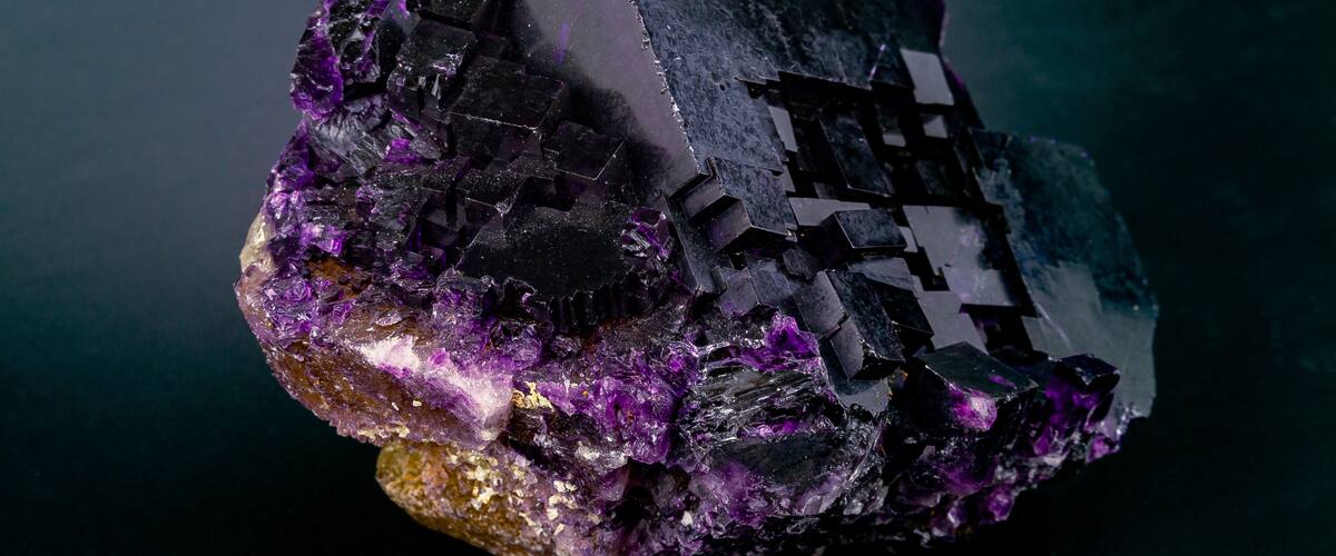 Purple Fluorite from Cave In Rock, Illinois