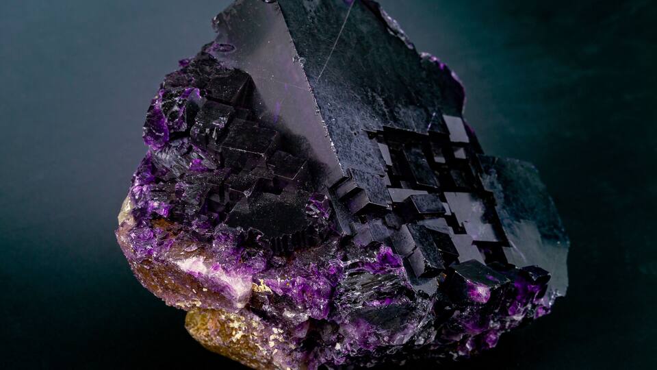 Purple Fluorite from Cave In Rock, Illinois