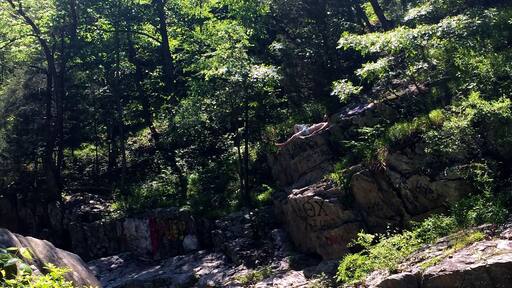 Stackhouse swimming hole and cliff jumping #GoldenHour