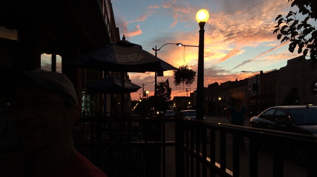 Just a beautiful sunset that I was able to capture (with an iPhone, go figure!) in the Midwest.