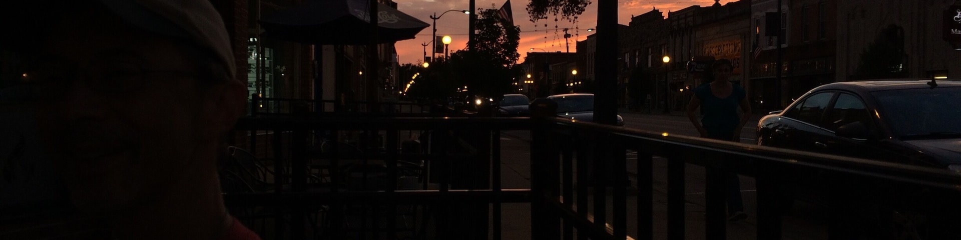 Just a beautiful sunset that I was able to capture (with an iPhone, go figure!) in the Midwest.