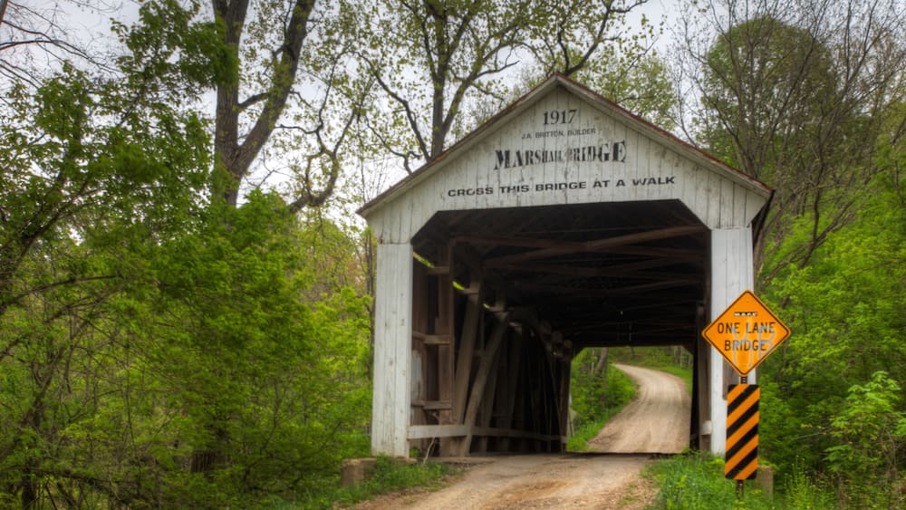 Marshall Covered Bridge in Indiana, United States