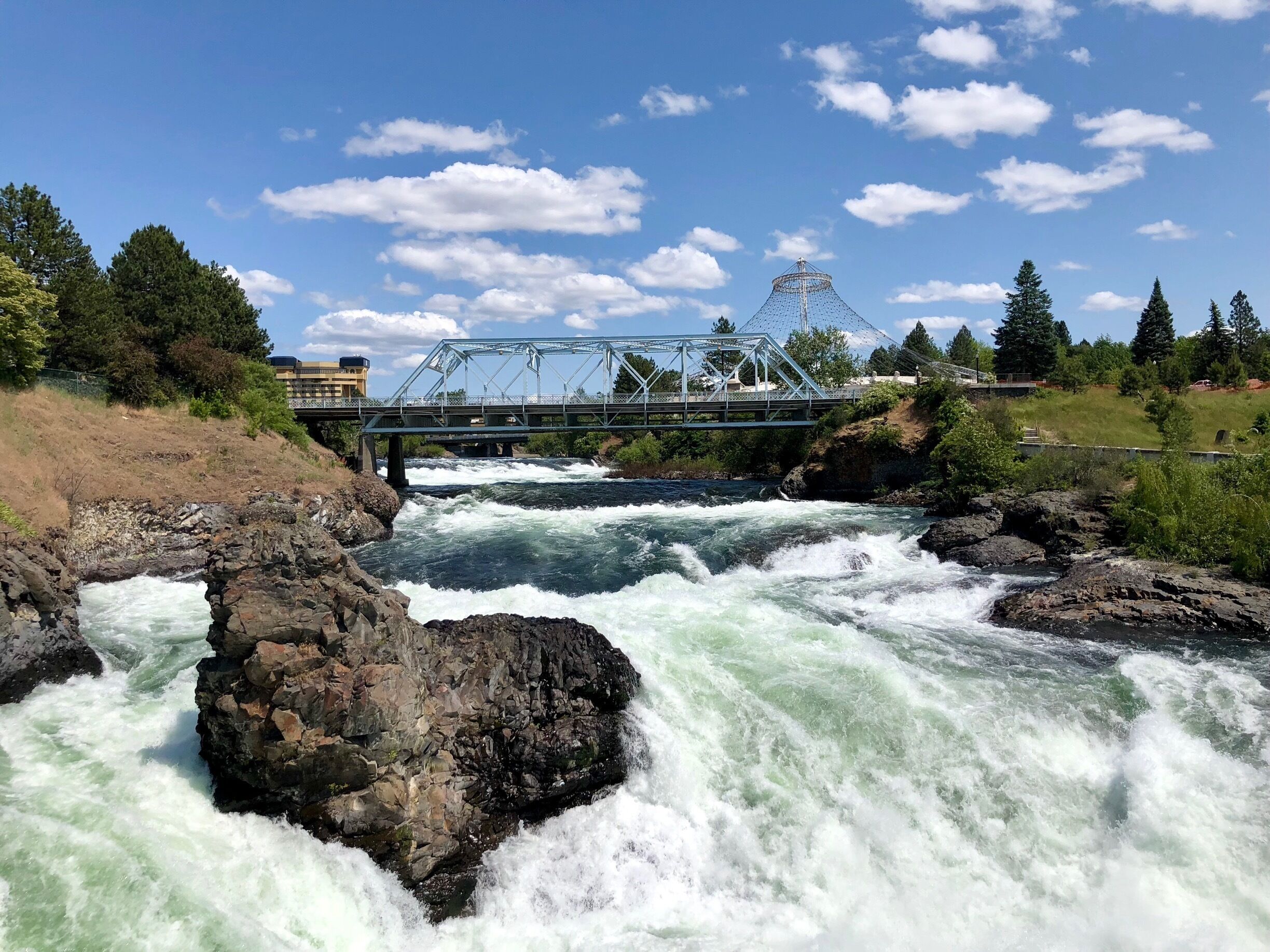 Such a pretty site in downtown Spokane. 